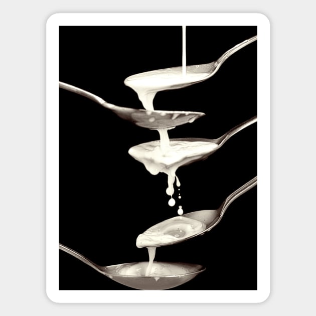 Spilt Milk Magnet by micklyn